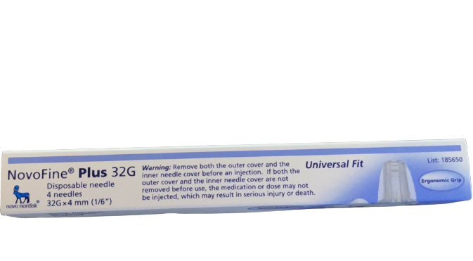 NovoFine Plus 32g Needles - 4ct